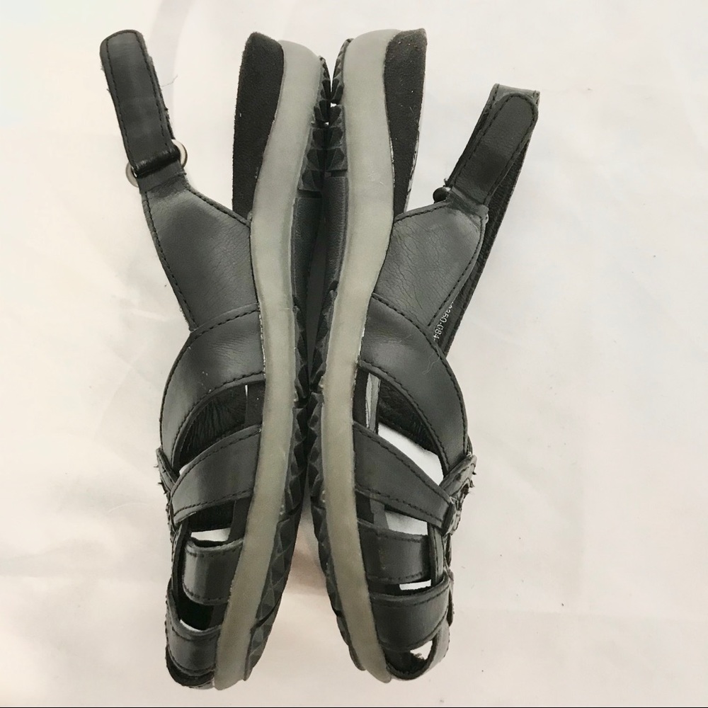 Baretrap Black Leather Ripo Sandals - Picture 5 of 7